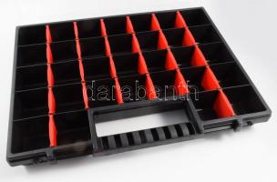 Rendszerező (szortimenter), 32 rekeszes, kivehető elválasztókkal, újszerű állapotban, 40x30x5 cm