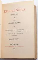 Endrődi Sándor: Kurucz nóták 1700-1720. Bp., 1898, Athenaeum. 285p. Kiadói bőr kötés, kopottas állap...