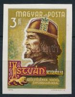 1970 Szent István (IV.) vágott bélyeg