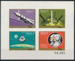 1970 Szojuz 9 vágott kisív (4.000)