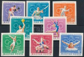 1970 Magyar Olimpiai Bizottság (I.) vágott sor (3.500)