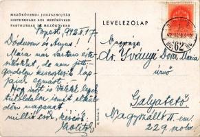 1942 Mezőkövesdi juhászbojtár, magyar folklór művészlap / Hungarian folklore art postcard s: M. Patz...