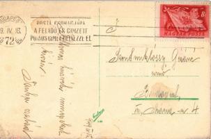 Magyar folklór művészlap / Hungarian folklore art postcard s: M. Patz Kató (EK)