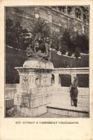 Saint George statue in Budapest; Piarist Scouting Group