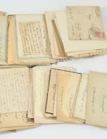 cca 1910-1930 Kb. 80 db magyar nyelvű levél a Herpy családtól