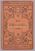 Nida, C. A.: Katechismus der Lustfeuerwerkerei. Kurzer Lehrgang für die gründliche Ausbildung an allen Teilen der Pyrotechnik. Webers Illustrirte Katechismen No. 111. Leipzig, 1883., J. J. Weber, VIII+214+8 p. Német nyelven. Szövegközti illusztrációkkal. Kiadói egészvászon-kötés, ceruzás bejegyzésekkel és bejelölésekkel.