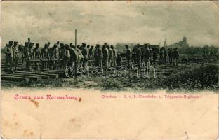 1901 Cs. és kir. vasúti és távíróezred / K.u.K. Eisenbahn- u. Telegrafen-Regiment, Oberbau / Austro-...