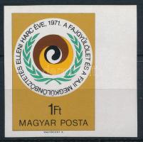 1971 Faji megkülönböztetés elleni harc ívszéli vágott bélyeg