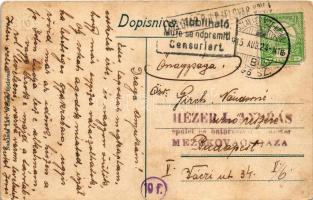 1915 Belovár, Bjelovar; Stan. fin. ravnatelja, Velika vojarna / street, K.u.k. military barracks + &...