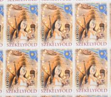 2015 Székelyföld autonómiájáért propaganda levélzáró 20-as ívtöredék, dedikált