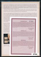 2019 200 éve született Gervay Mihály bélyeg szett bontatlan csomagolásban benne a blokk fogazott, zö...