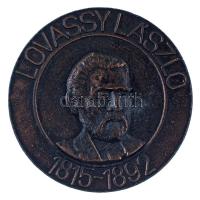 1986. "Lovassy László 1815-1892 / 275 éves a Veszprémi Gimnázium 1711-1986" bronzozott fém emlékérem (59mm) T:AU patina