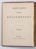Arany János összes költeményei I-VI. köt. Teljes!
Pest, 1869-1867, Ráth Mór, (Bécs, Holzhausen Adol...