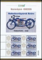 2026 Motorkerékpárok - Henderson 1919 megszemélyesített hatos kisív