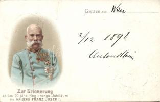1898 Franz Joseph 50th anniversary litho