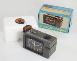 Rádiós ébresztőóra, dobozában, jó állapotban