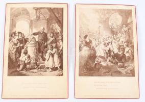 cca 1880-1890 Schiller's Lied von der Glocke. In 12 Photographen nach der Original-Cartons von ...