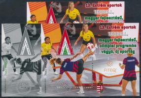 2022 13. Extrém sportok - Teqball 3 darabos emlékív garnitúra