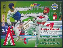 2022 Karácsony felülnyomat Extrém sportok - Taekwondo emlékíven, csak ajándék példány