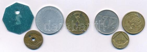 Vegyes 7db-os zsetontétel T:XF-F