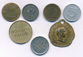 Vegyes 7db-os zsetontétel T:XF-F