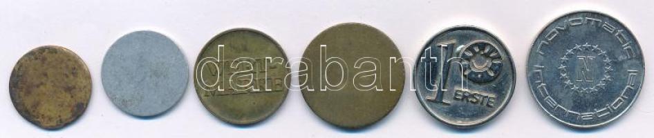 Vegyes 6db-os zsetontétel T:XF-F