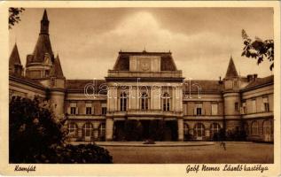 1939 Komját, Komjatice; Gróf Nemes László kastélya. Menczel Miksa kiadása / castle (gyűrődések / creases)