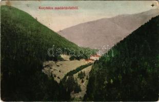 1910 Koritnyica, Korytnica; látkép madártávlatból. Komor Testvérek kiadása / general view (EM)