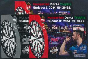 2024 Hungarian Darts Trophy 3 darabos emlékív garnitúra