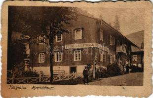 Koritnyica, Korytnica; Herculátum, fürdőigazgatóság. Komor Testvérek kiadása / spa directorate (szakadás / tear)