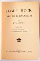 Twain, Mark: Tom és Huck csinyjei és kalandjai. + Huckleberry Finn vándorlásai és kalandjai. Bp., 1912, Athenaeum. 151+200p. Kiadói festett egészvászon kötés, jó állapotban.