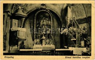 Kóspallag, római katolikus templom belső (ázott / wet damage)
