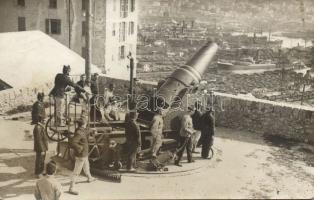 Military WWI Italian artillery photo