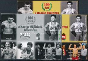 2025 100 éves a Magyar Ökölvívók Szövetsége 3 darabos emlékív garnitúra