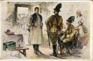 M. kir. Csendőrség - Verekedés után. Kiadja a M. Kir. Csendőrség Emlékbizottsága 5. sz. / Hungarian ...