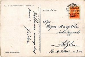 1934 M. kir. Csendőrség - Vasárnap. Kiadja a M. Kir. Csendőrség Emlékbizottsága 10. sz. / Hungarian ...