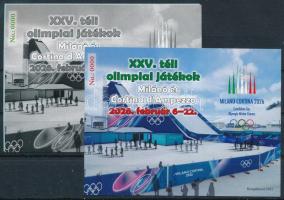 2025 XXV. Téli olimpiai játékok 2026 emlékívpár 0000 sorszámmal