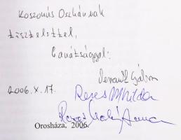 Verrasztó Gábor 4 db dedikált könyve: Rezes Molnár Lajos. Egy orosházi festőcsalád története. (Hárma...