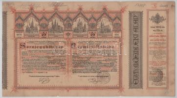 Vegyes, 8db-os részvény, kötvény tétel, benne: A Magyar Jelzálog-Hitelbank részkötvénye + Szarvasi T...