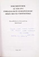 Jároli József: Dokumentumok az 1848-49-i forradalom és szabadságharc Békés megyei történetéhez. Össz...