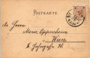 1899 Weltuntergang verschoben / "Apokalipszis elhalasztva" világvége humor / "Apocaly...