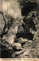 1912 Kovácspatak, Kovacov (Esztergom); Medve-barlang. Stromf Ignác kiadása / cave (EK)