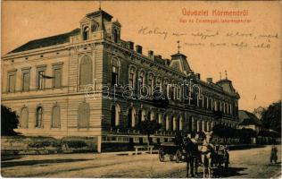 1908 Körmend, Vas-Zala megyei takarékpénztár. W.L. 2195 (EK)