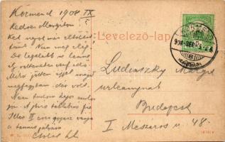 1908 Körmend, Vas-Zala megyei takarékpénztár. W.L. 2195 (EK)