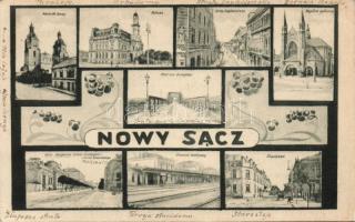 Nowy Sacz with railway station (EK)