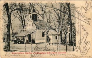 1903 Baja, Máriakönnye (Vodica), Kápolna a boldogságos Szűz Mária szobrával (EK)