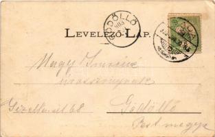 1903 Baja, Máriakönnye (Vodica), Kápolna a boldogságos Szűz Mária szobrával (EK)