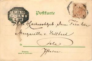 1899 Der Komet kommt! Weltuntergang am 13. Nov. 1899 / Világvége humor / "The comet is coming! ...