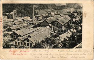 1906 Anina, Stájerlakanina, Stájerlak, Steierdorf; szénbánya. Hollschütz kiadása / coal mine (EB)