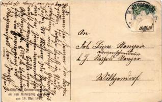 Weltuntergang am 19. Mai 1910. Ein Königreich für'n Ballon! Offizielle Erinnerungskarte an den ...